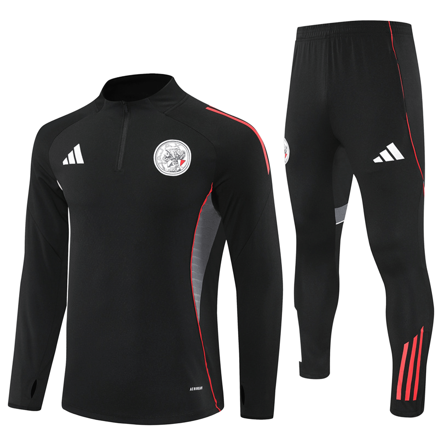 ajax-long-suit-black-red